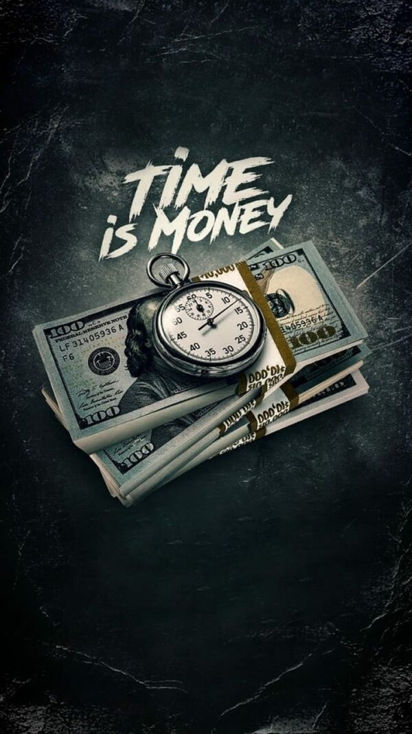 Magnetic Metal Poster – Time is Money - Image 4